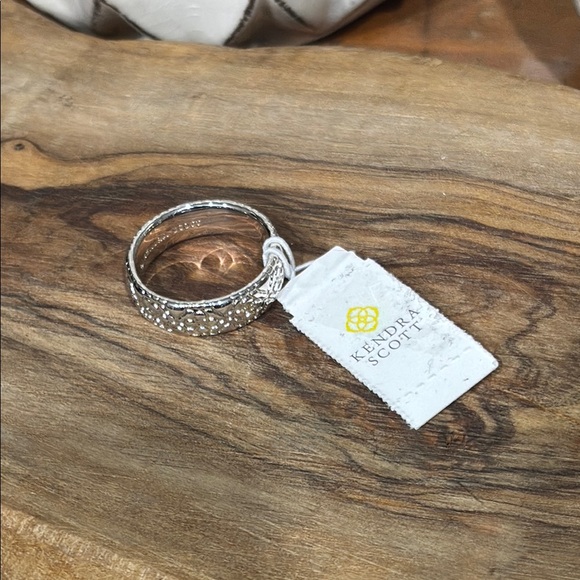 Kendra Scott Jewelry - NWT Kendra Scott Silver Harper Band Ring Size 9